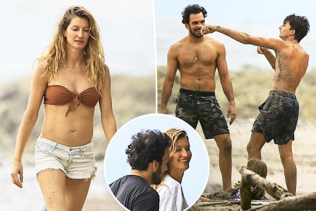 Gisele Bündchen, boyfriend Joaquim Valente spend quality time with her kids on the beach in Costa Rica