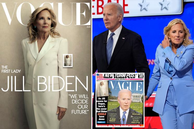 Jill and Joe Biden, NY Post cover